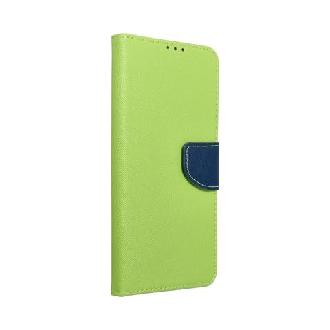 Puzdro / obal pre Huawei P SMART 2021 limetkovo-modrý - Fancy Book