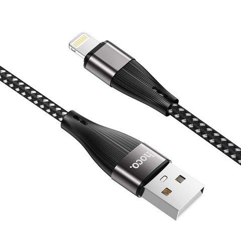 Datový kabel pro Apple iPhone, Lightning 8-pin, X57 1 m, černý - HOCO