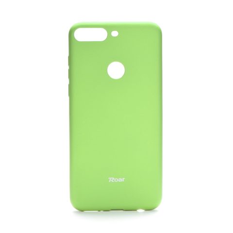 Obal / kryt na Huawei Y7 2018 limetkový - Roar Colorful Jelly Case