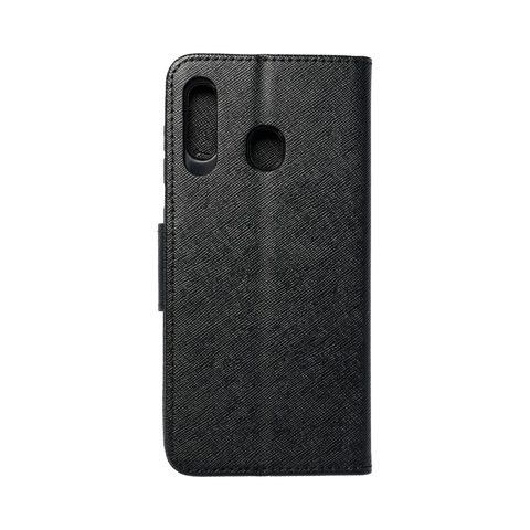 Puzdro / obal na Samsung A30 čierny - kniha Fancy