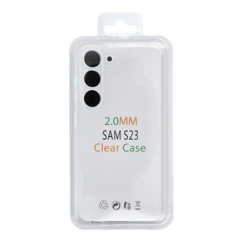 Fedél / borító Samsung Galaxy S20 Plus átlátszó - CLEAR tok 2mm