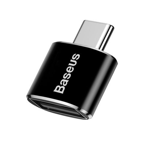 BASEUS USB to Type-C Adapter black