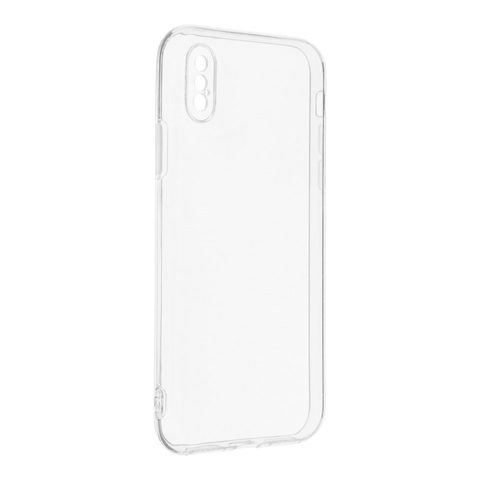 Obal / kryt na Apple iPhone X / XS transparentní - CLEAR Case 2mm BULK (camera protection)