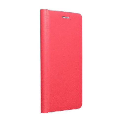 Puzdro / obal pre Samsung Galaxy A42 5G červený - kniha Luna Book Silver