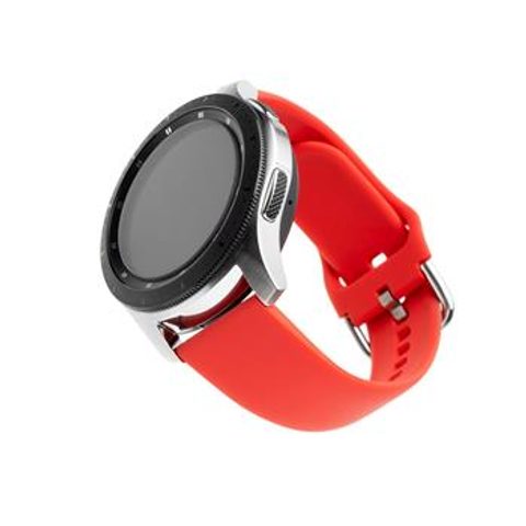 Silikónový remienok FIXED Remienok pre inteligentné hodinky 22mm červený
