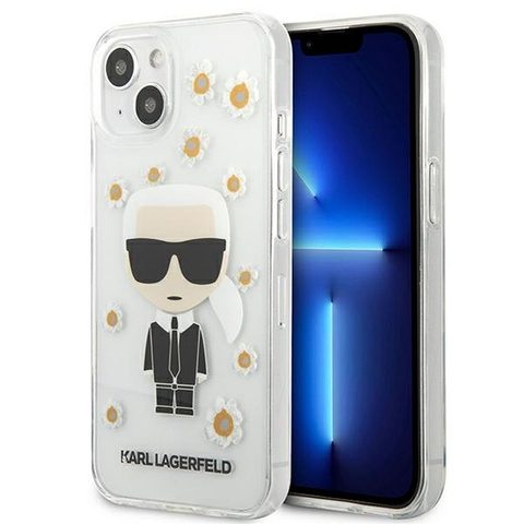 Obal / kryt pre Apple iPhone 13 MINI, priehľadné - Karl Lagerfeld