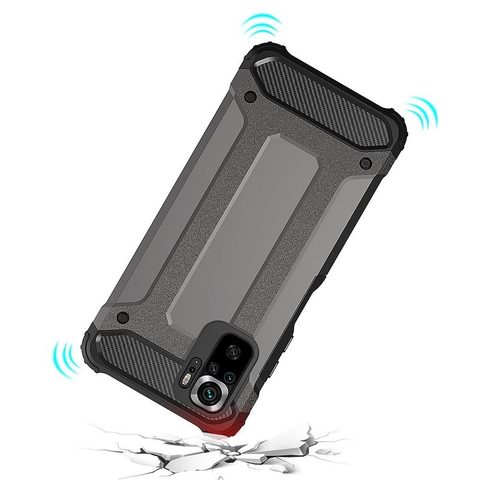 Obal / kryt pro Xiaomi Redmi Note 10 5G černý - Forcell Armor Case