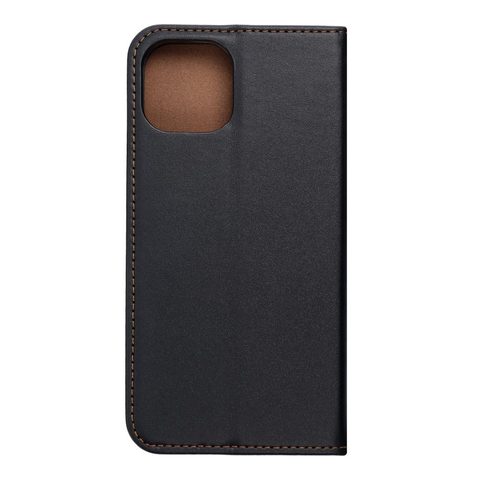 Pouzdro / obal na Apple iPhone 14 ( 6.1 ) černý - knížkový Leather Forcell case SMART PRO