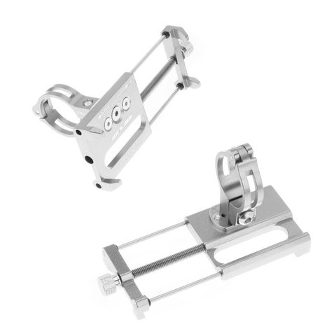 Bike holder G85 silver for mobile phone Metal