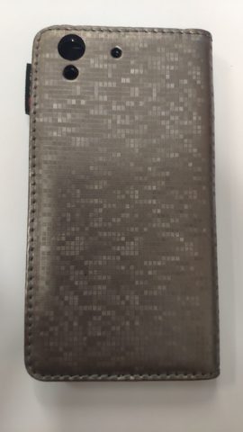 tok / borító Huawei Y6 II ezüst / fekete kockákhoz - könyv Roubal
