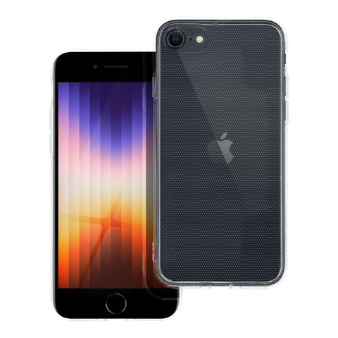 Obal / kryt na Apple iPhone 7 / 8 / SE 2020 / SE 2022 transparentné - Priehľadné puzdro 2 mm