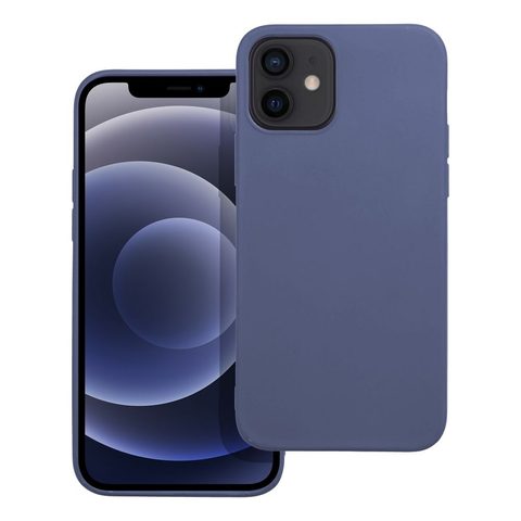 Obal / kryt na Apple iPhone 12 / 12 Pro modrý - MATT