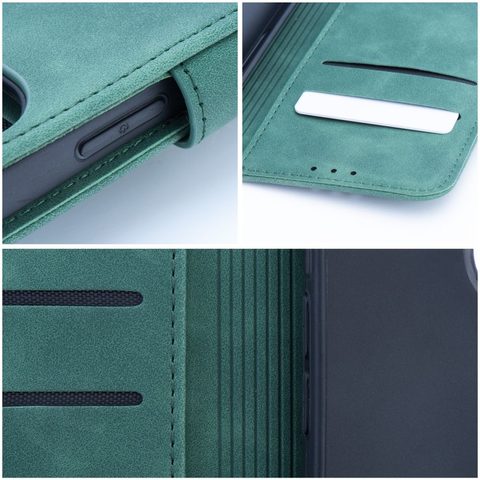 Puzdro / obal na Samsung Galaxy S24 zelené - kniha TENDER