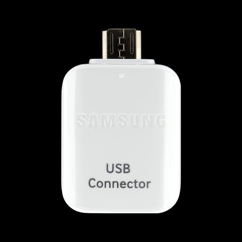 Adapter / USB micro USB-re redukció fehér - Samsung