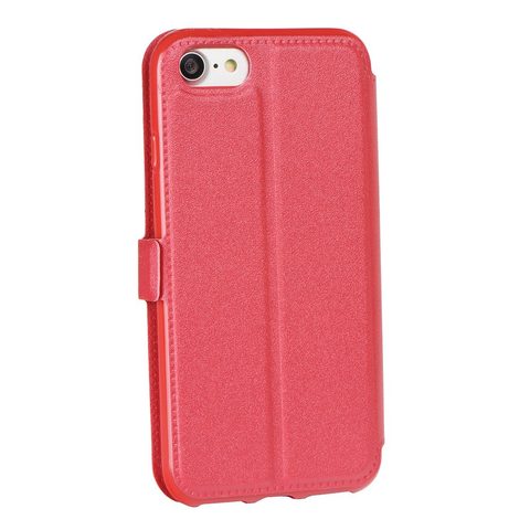 Puzdro / obal pre Apple iPhone XR červené - kniha Pocket