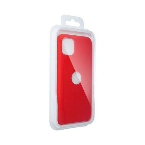Obal / kryt na Apple iPhone 12 Pro Max červený - Forcell Silicone