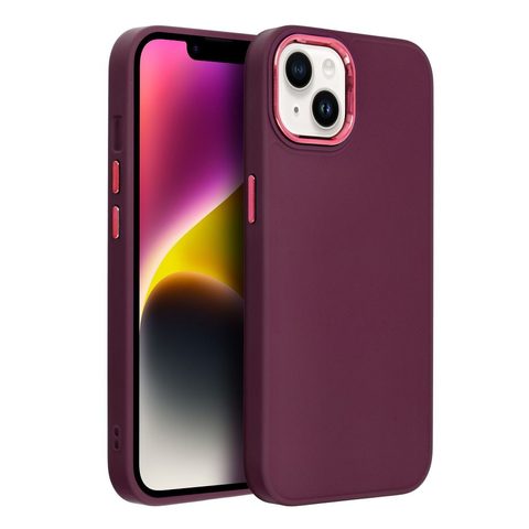 Obal / kryt na Apple iPhone 15 Plus fialový - FRAME