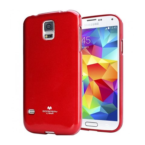 Obal / kryt pre Samsung Galaxy S5 burgundy - Jelly Case