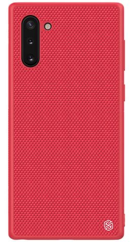 Obal / kryt na Samsung Galaxy Note 10 červený - Nillkin Textured Hard Case