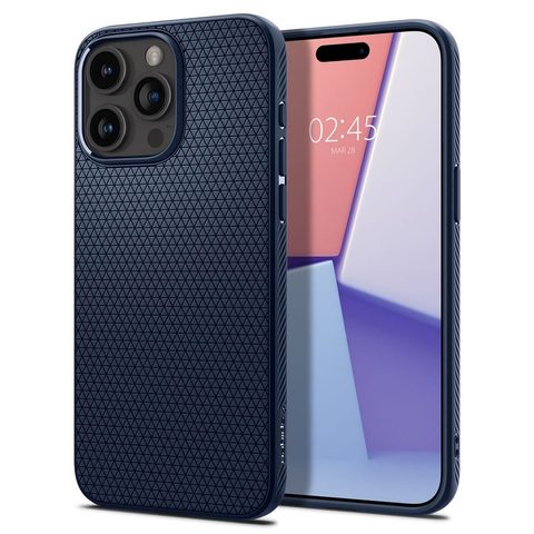 Obal / kryt na Apple iPhone 15 PRO modré - SPIGEN Liquid Air