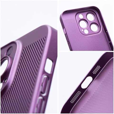 Obal / kryt na Samsung Galaxy S22 Ultra fialové - BREEZY