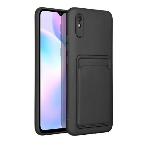 Fedél / borító Xiaomi Redmi 9A / 9AT fekete Forcell kártya