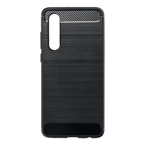 Csomagolás / borító Huawei P30 fekete - Forcell CARBON