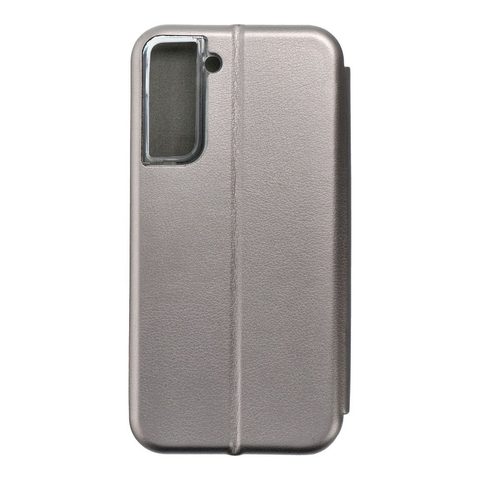 Pouzdro / obal na Samsung Galaxy S21 šedé - knížkové Forcell Elegance