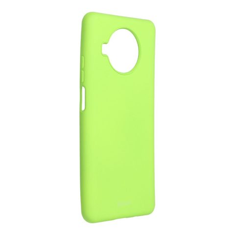 Obal / kryt pre Xiaomi Redmi Note 9 Pro 5G limetkový - Roar Colorful Jelly Case