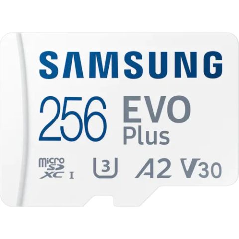 Samsung micro SDXC 256GB  EVO plus + SD Adapter