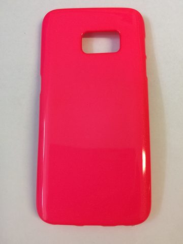 Obal / kryt pre Samsung Galaxy S7 (G930) ružový - Jelly Case Flash