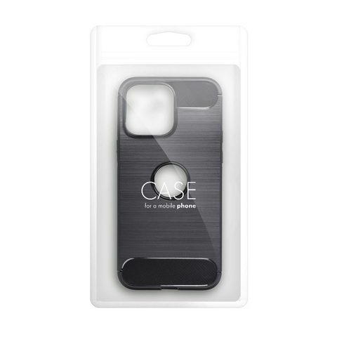 Obal / kryt na Apple IPHONE 14 PRO MAX ( 6.7 ) černý - Forcell CARBON Case