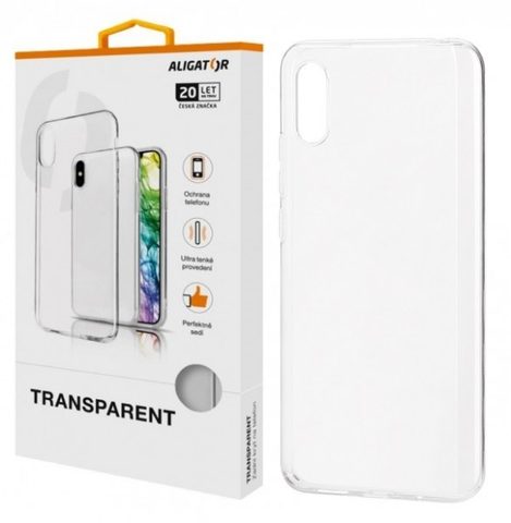 Obal / kryt pre Xiaomi Redmi 9A transparentný - Aligator