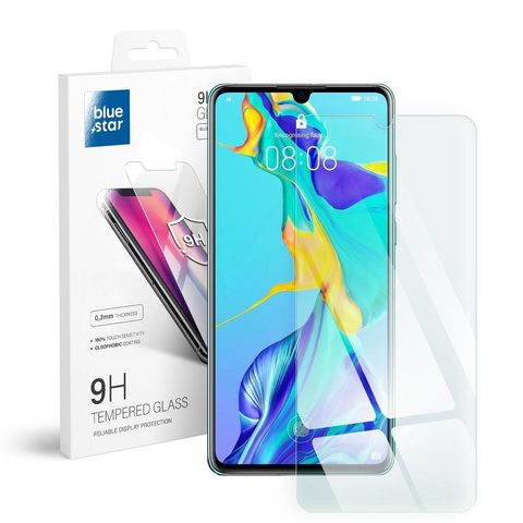 Edzett / védőüveg Huawei P30 - Edzett üveg Blue Star