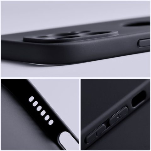 Védőborító Samsung Galaxy A02s fekete - Forcell Soft