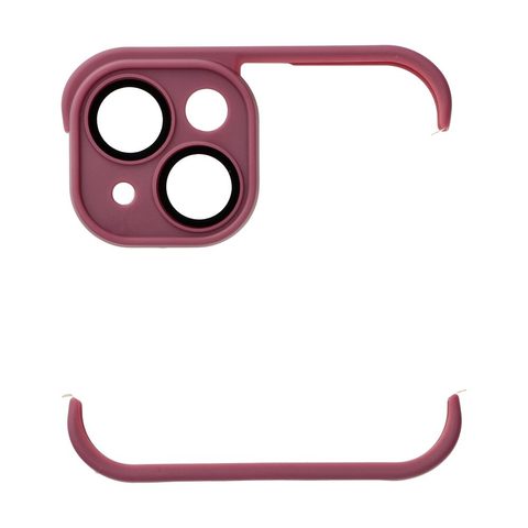 Obal / kryt na Apple iPhone 14 fialové (ochrana fotoaparátu) - MINI BUMPERS