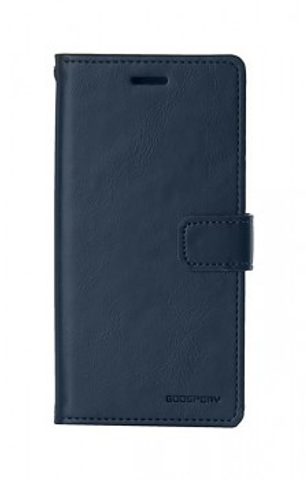 Puzdro / obal pre Samsung J1 modrý - kniha BLUE MOON
