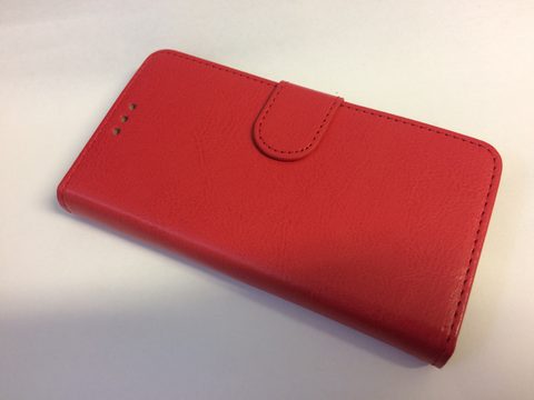 tok / borító Samsung S6 (g920h) piros - könyv 2in1