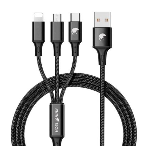 Kabel 3 v 1 Lightning / USB C / Micro USB RhinoTech