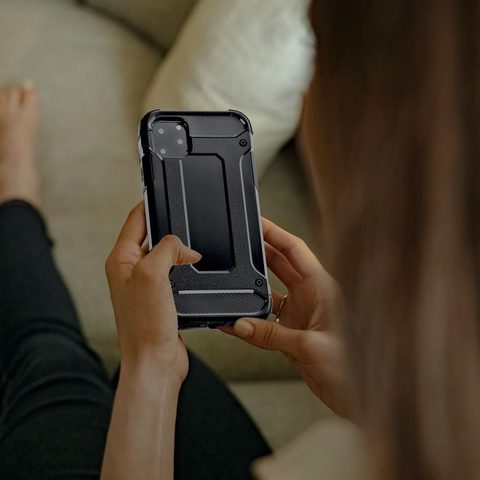 Obal / kryt na Apple iPhone XR černý - Forcell ARMOR