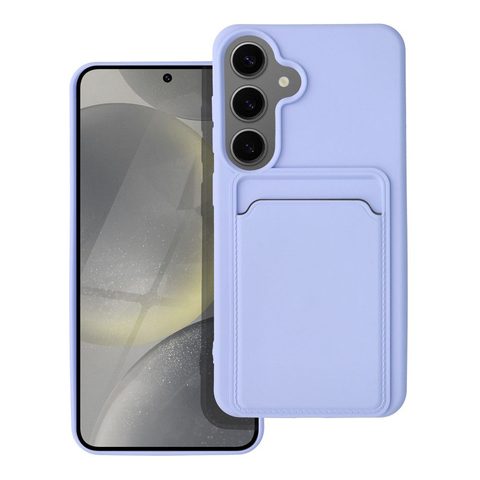 Obal / kryt na Samsung Galaxy S24 fialový - Card Case