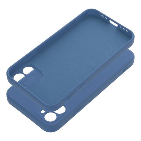 Obal / kryt na Apple iPhone 11 modrý - Sillicone Mag Cover