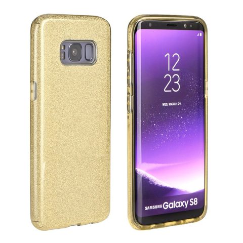 Obal / kryt pre Samsung Galaxy S8 PLUS zlatý - Forcell SHINING