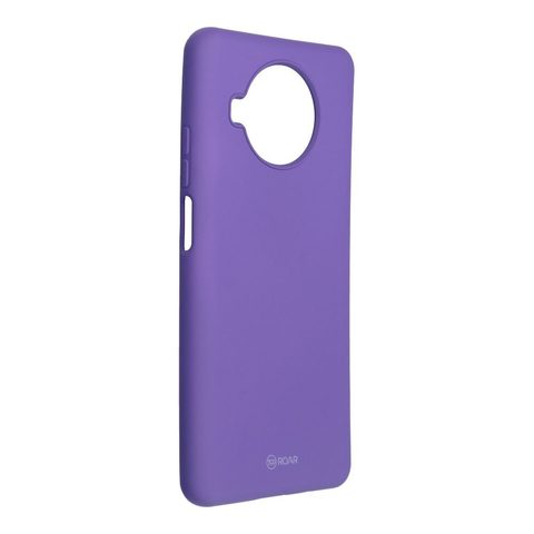 Fedél / borító a Xiaomi Redmi Note 9 Pro 5G lila - Jelly Case Roarhoz