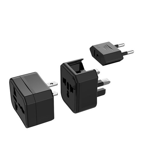 Adapter / hálózati adapter (EU/USA/UK/AU) AC1 fekete - HOCO