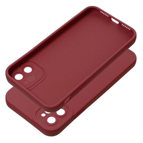 Obal / kryt na Apple iPhone 11 červený - Roar Round Corner Magnetic Flip Case