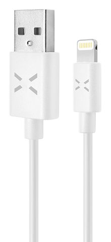 Dátový kábel USB / Lightning 2 m biely - FIXED dátový kábel