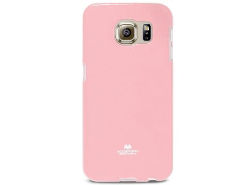 Csomagolás / borító Samsung Galaxy S6-hoz világos rózsaszín - JELLY