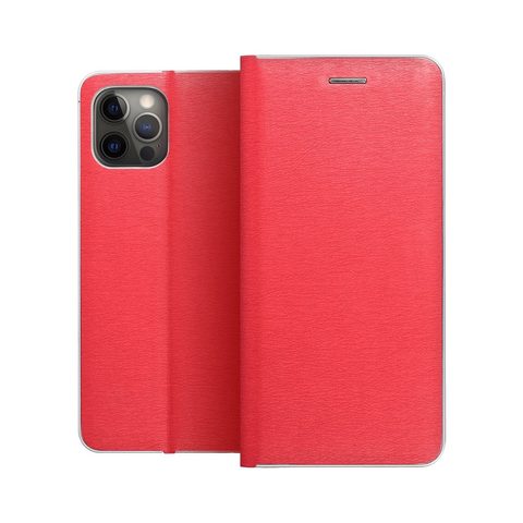 Puzdro / obal pre Samsung Galaxy S20 Ultra red - kniha Luna Book Silver