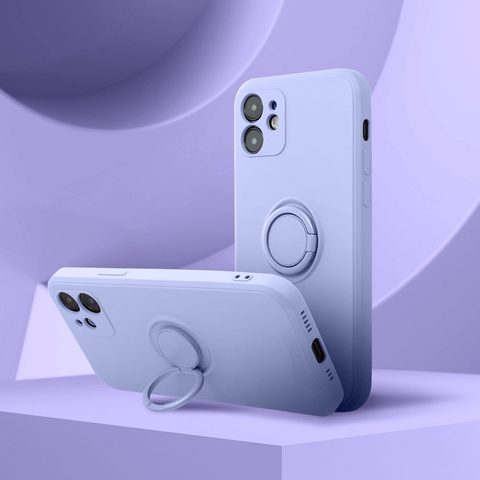 Obal / kryt na Samsung Galaxy A34 5G fialový - SILICONE RING